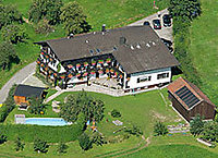 Luftaufnahme Landhaus Jakob in Lalling