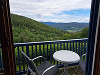 Blick vom Balkon