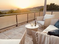 XXL-Dachterasse mit Bergblick